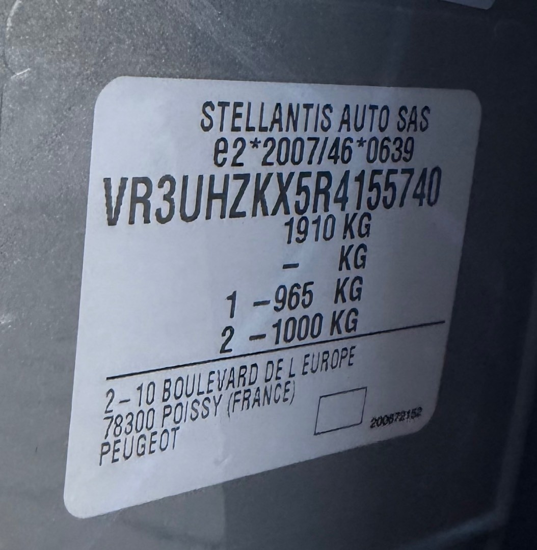 Peugeot 208 ALLURE Electric 100kW/50kWh SK ŠPZ