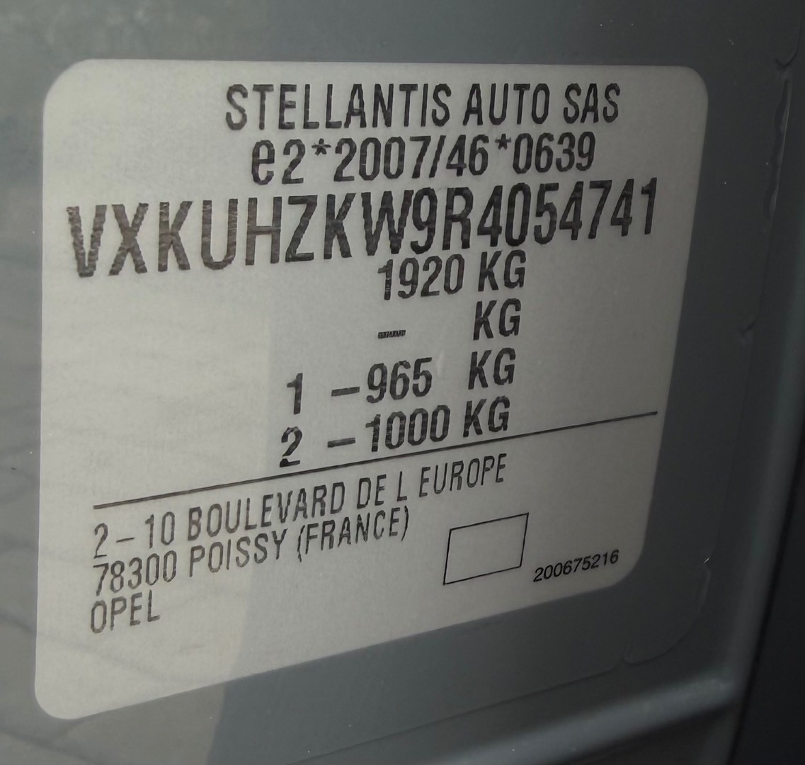 Opel Corsa e Elektro 115kW SOH 96,3%