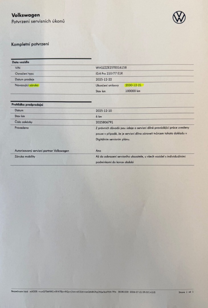 Volkswagen ID.4 PRO Individual 210kW TEPELKO-ZÁRUKA-SOH 100%