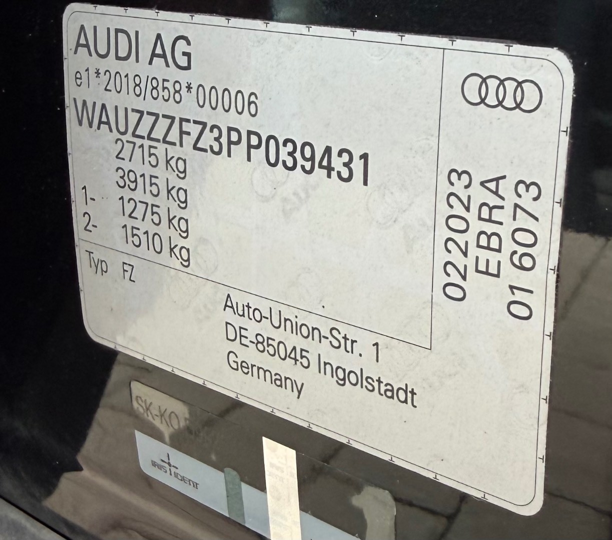 Audi Q4 e-tron Sportback Quattro 82kWh S-line Full
