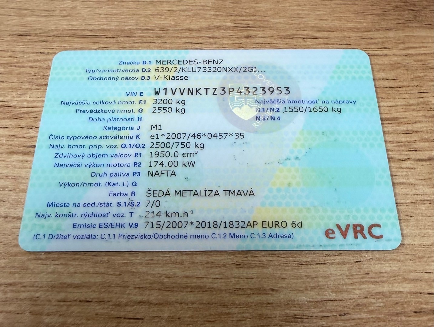 Mercedes-Benz V trieda 300CDi A/T 4Matic 7M AMG line