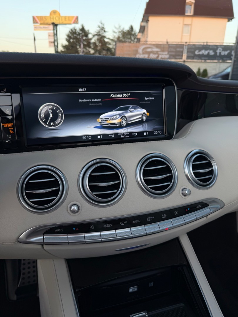 Mercedes-Benz S trieda Kupé S500 Cabrio AMG line Exclusive SK ŠPZ