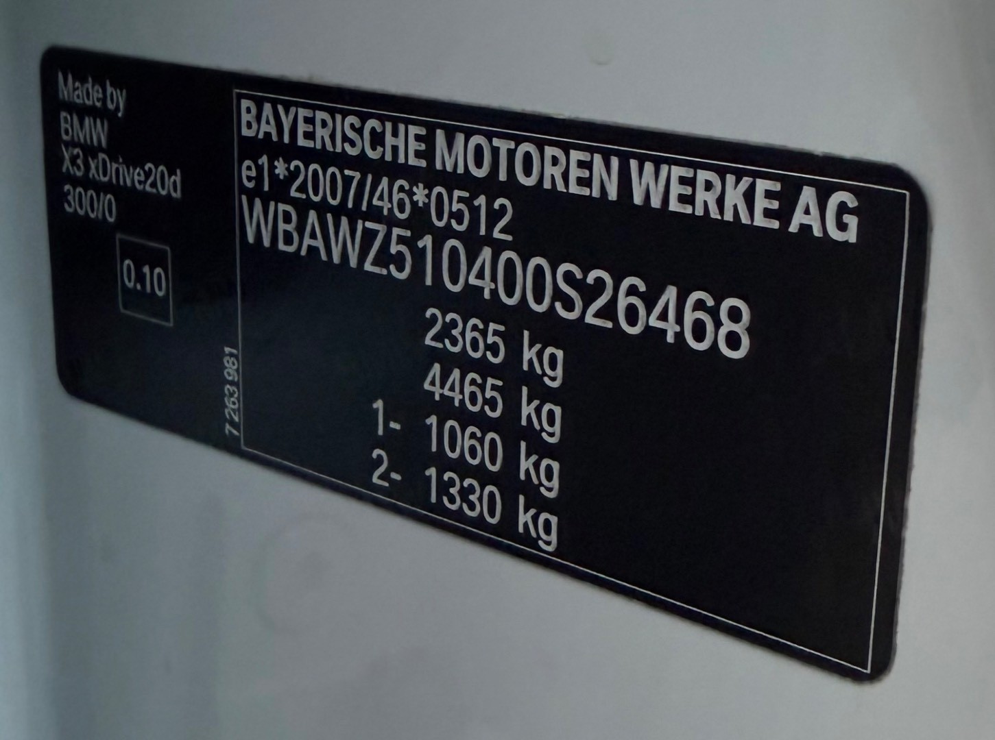 BMW X3 2.0d x-Drive A/T M-Sport line