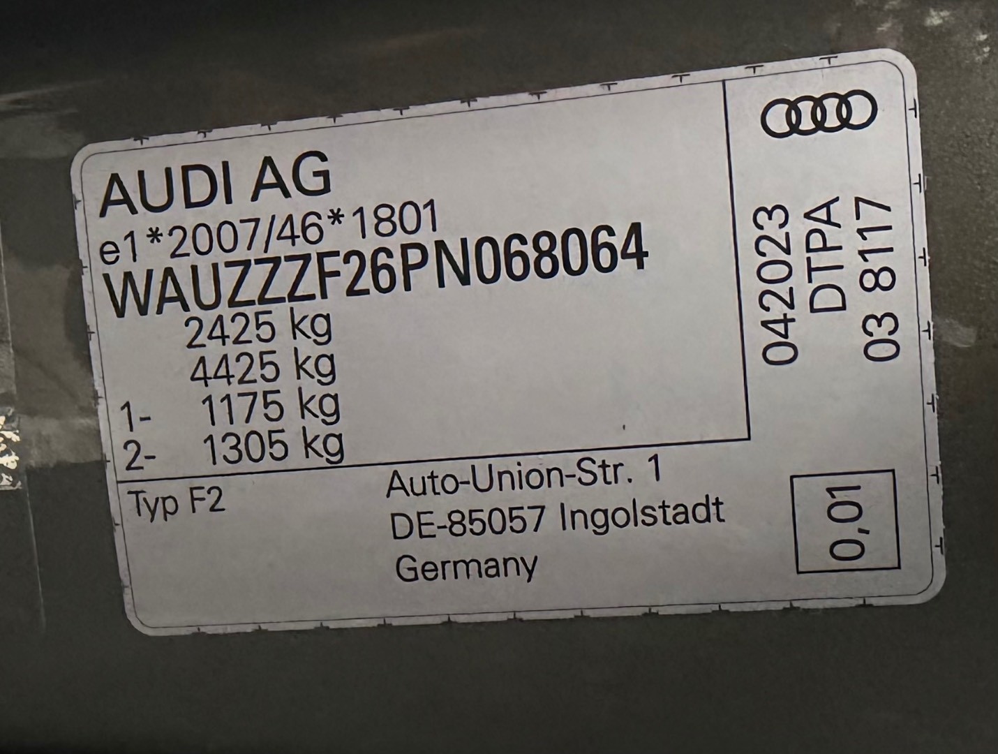 Audi A6 Avant 2.0TDi S-Tronic Quattro SK ŠPZ
