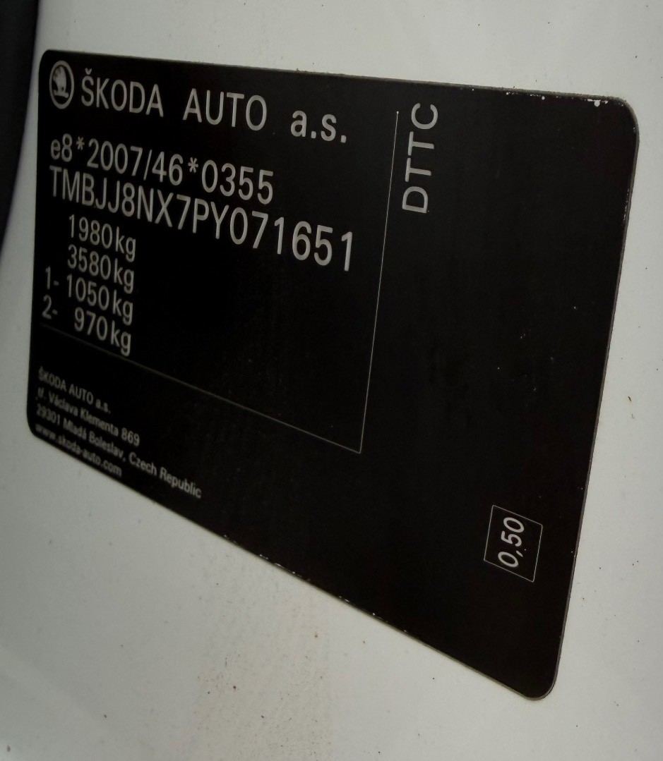 Škoda Octavia Combi 2.0TDi DSG Sport packet